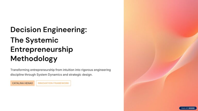 System Dynamics and Entrepreneurship Methodology