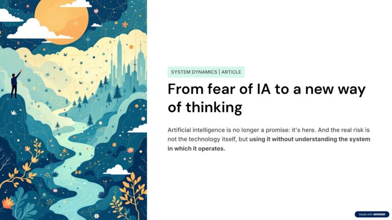 Sustainability + Entrepreneurship + Systems Dynamics → The value