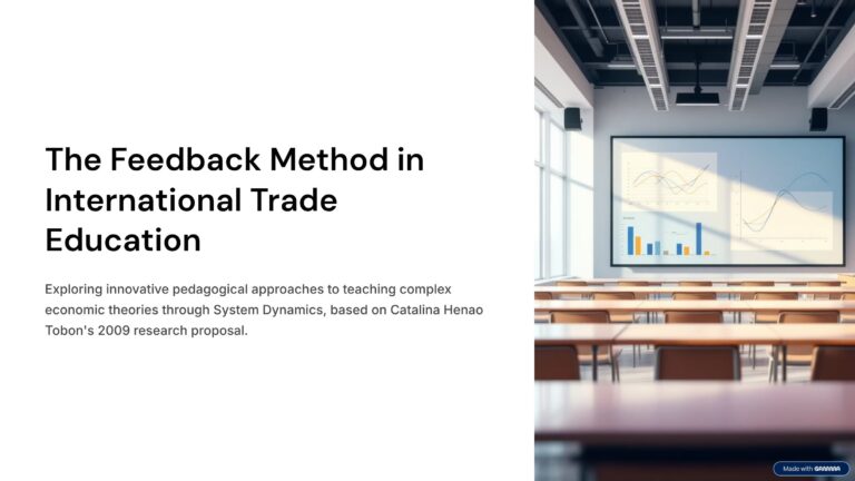 Report: The Feedback Method in International Trade Education (2009)